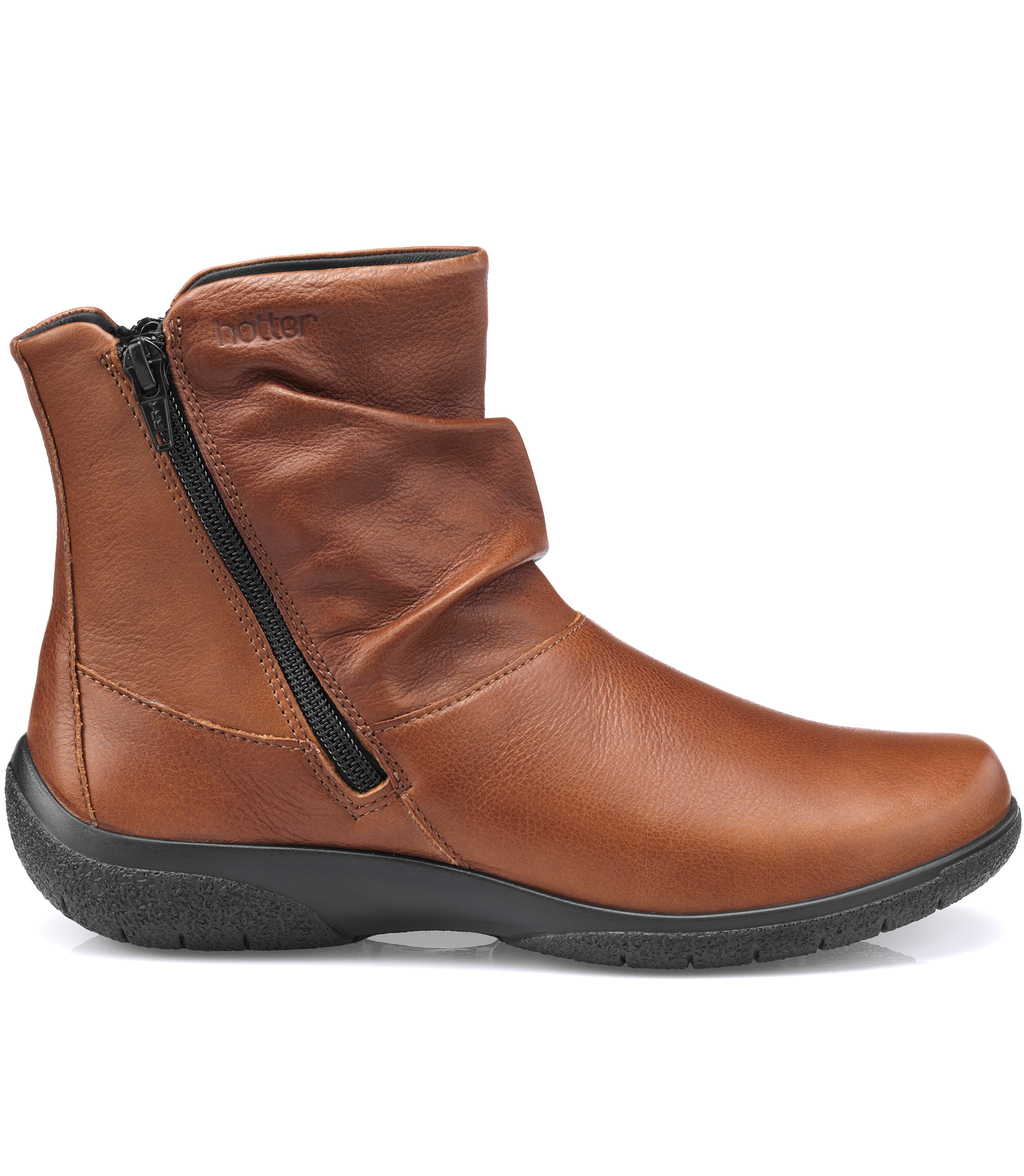 HOTTER TAN WHISPER LEATHER BOOTS | Rosella - Style inspired by elegance