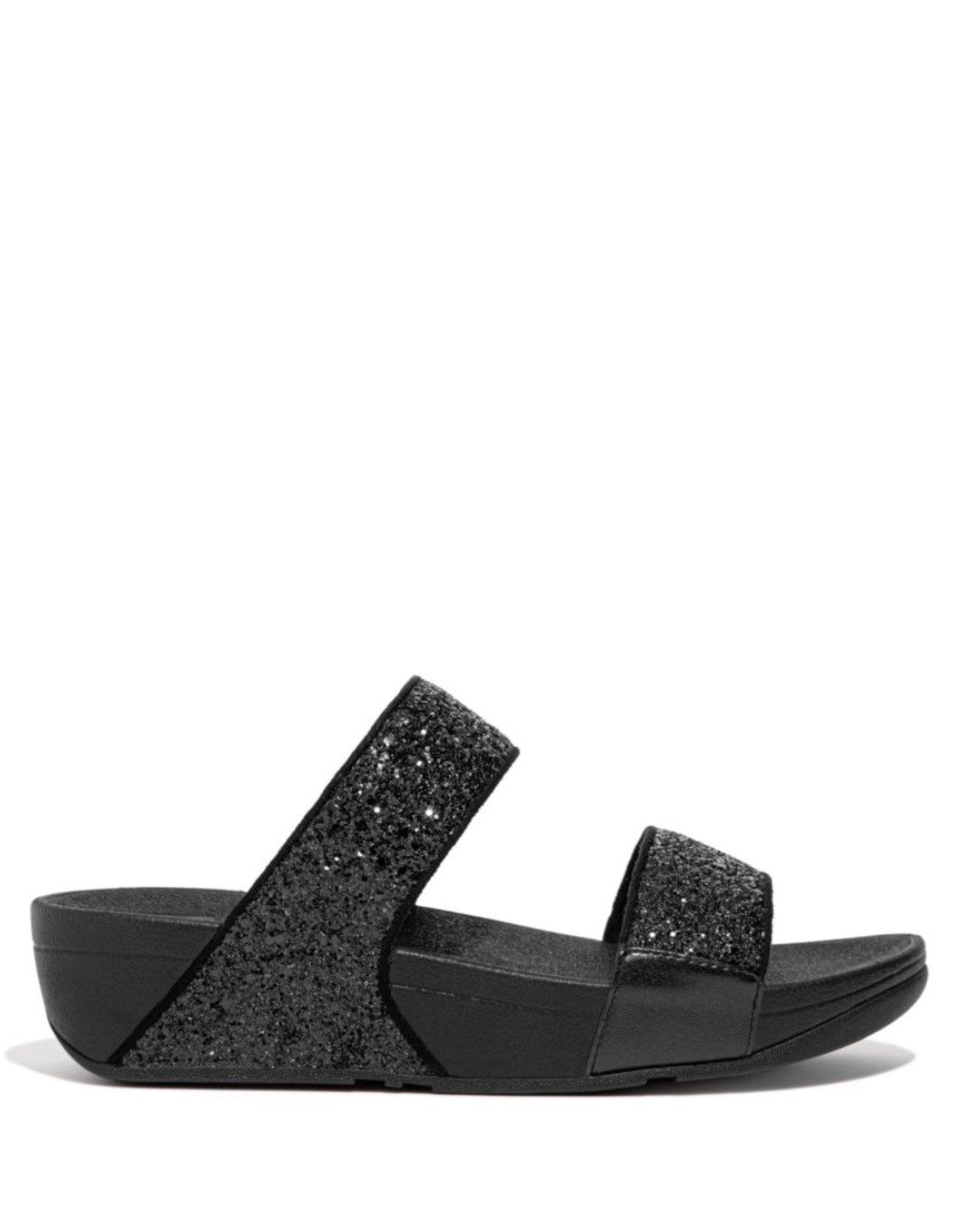 Fitflop lulu glitter discount black