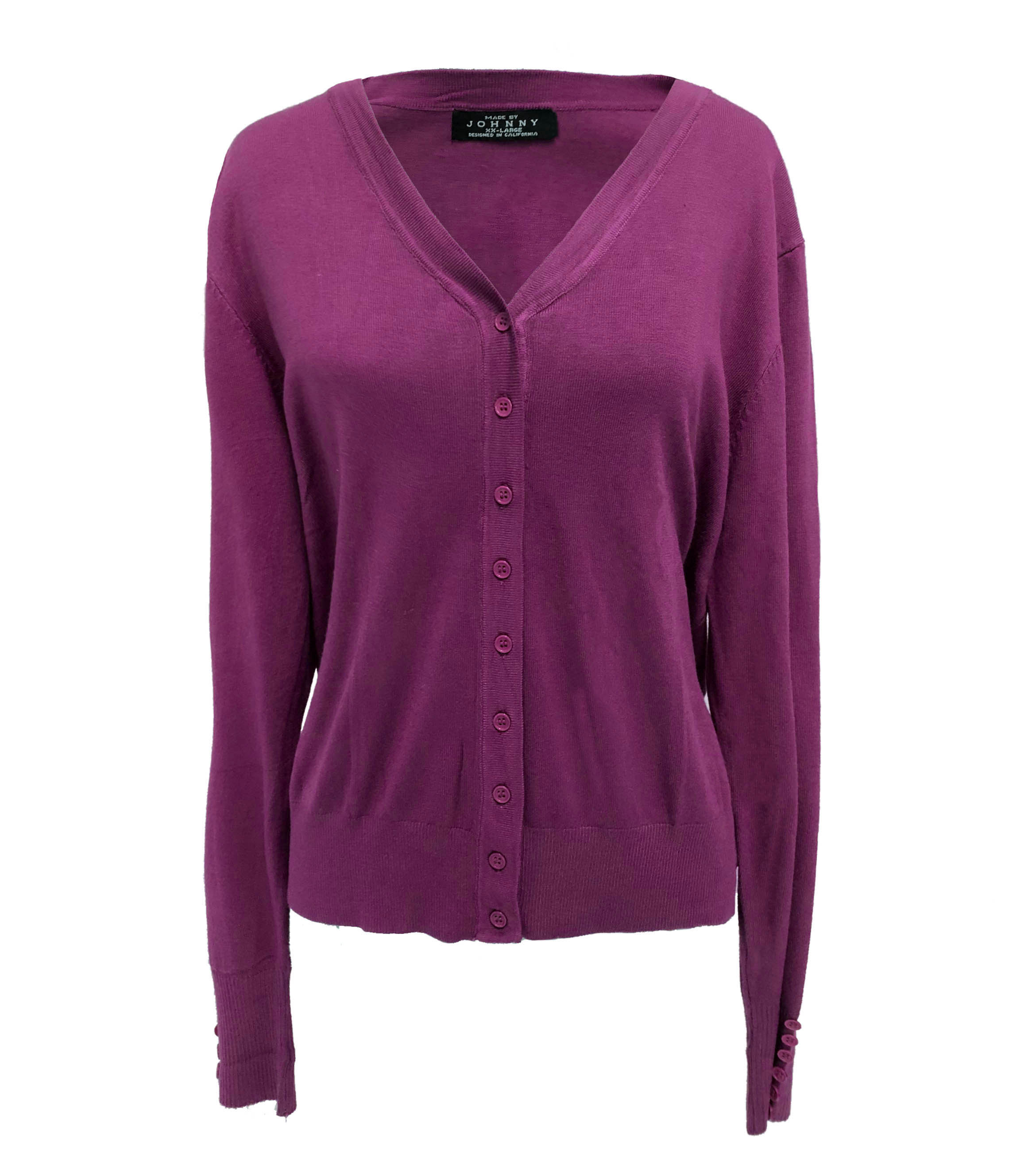 JOLIE PLUM V- NECK BUTTON DOWN CARDIGAN | Rosella - Style inspired by ...