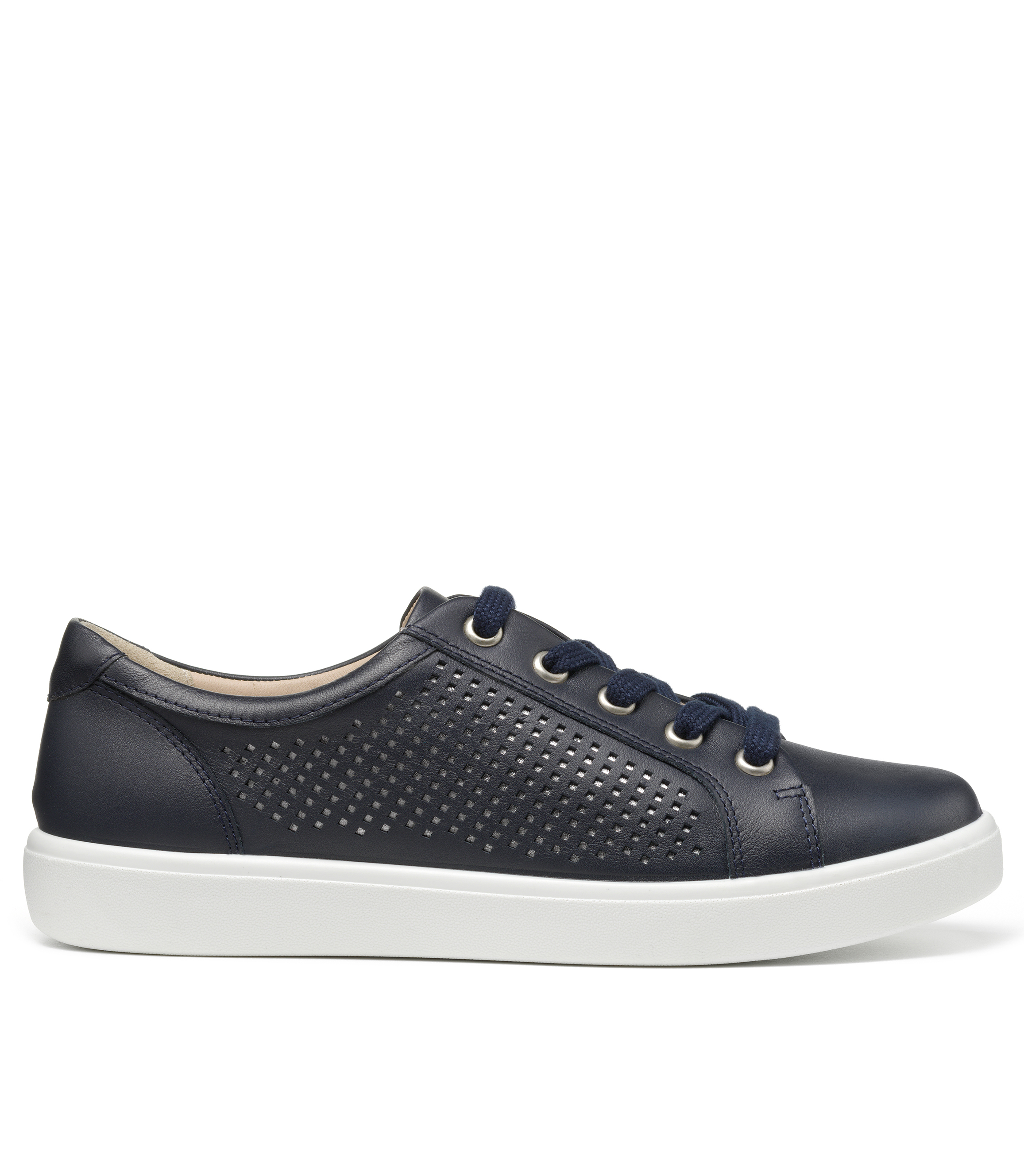 HOTTER NAVY LEATHER BROOKE SNEAKER | Rosella - Style inspired by elegance