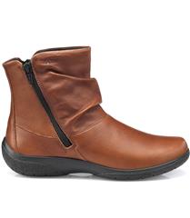 HOTTER RICH TAN LEATHER WHISPER BOOTS