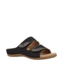 SOFT STYLE BLACK CLARISSA SLIP ON SANDAL