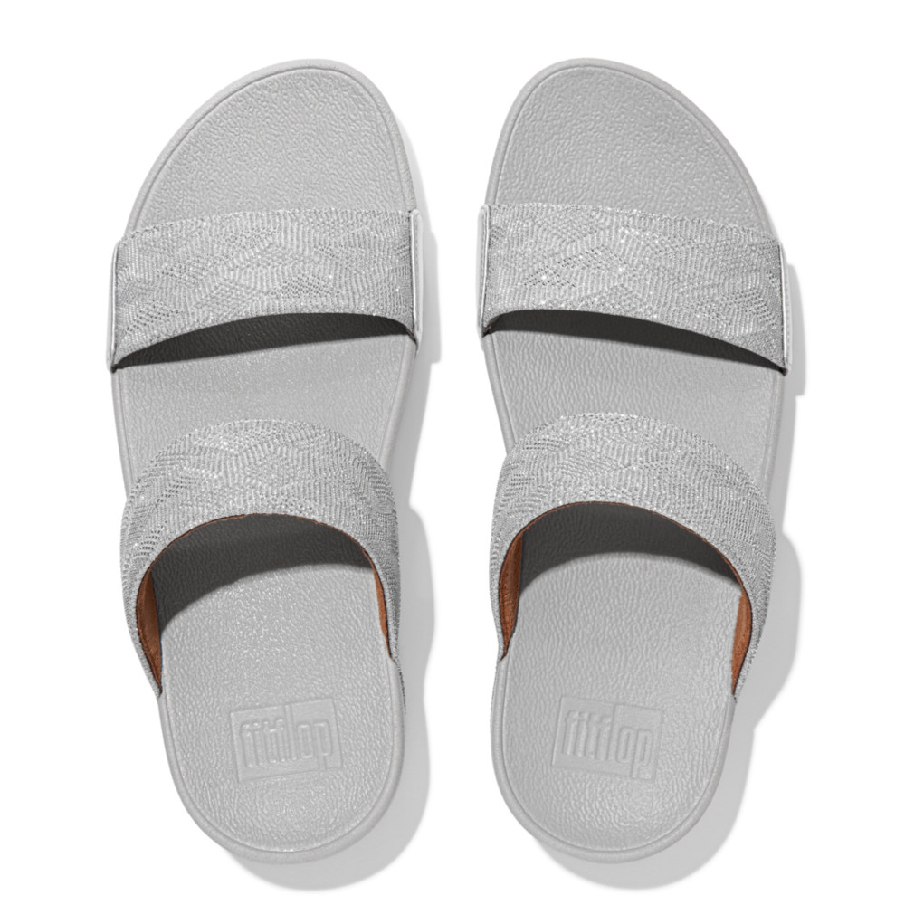 Fitflop lottie glitzy silver hot sale