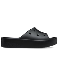 CROCS BLACK CLASSIC PLATFORM SLIDE