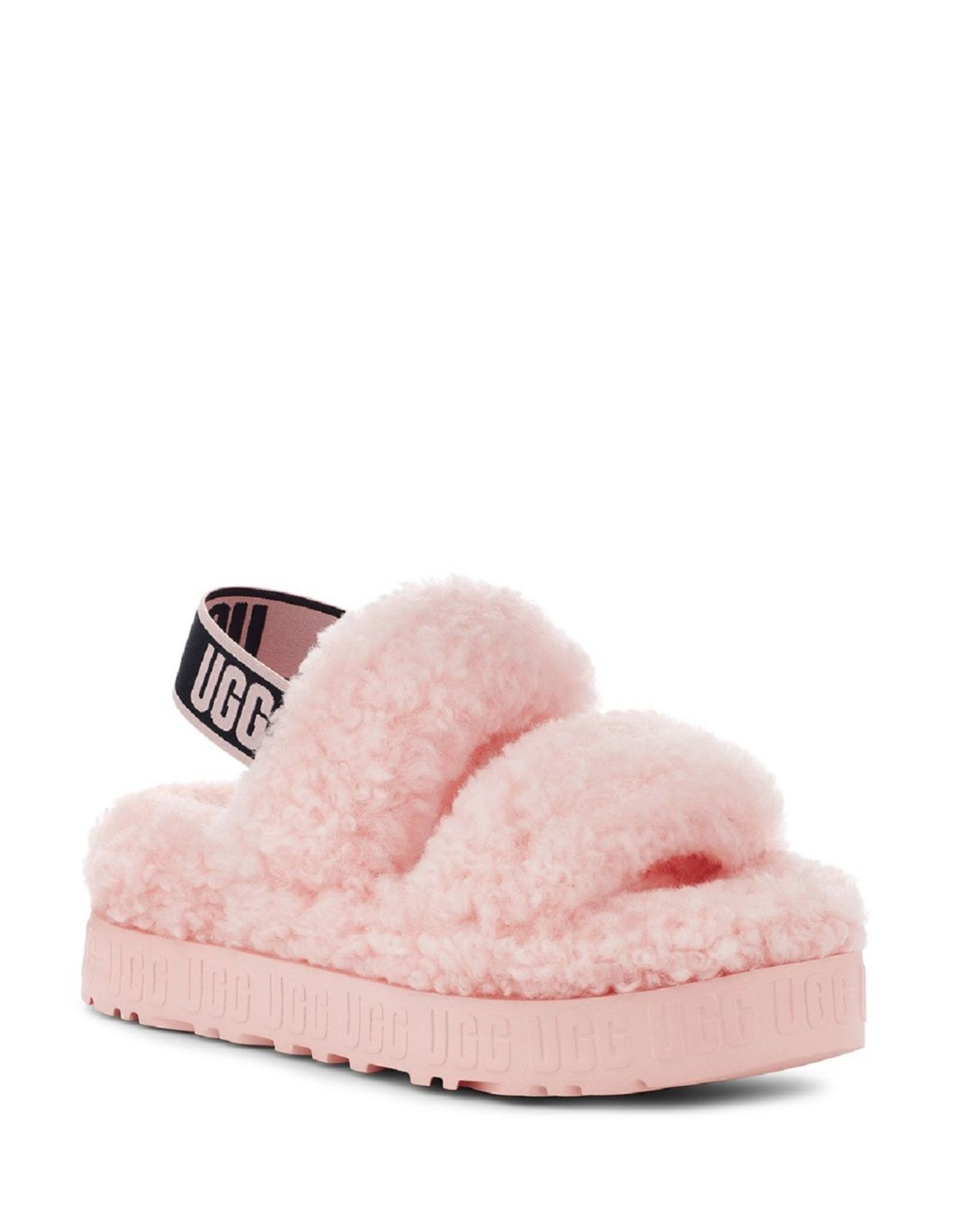 UGG PINK OH FLUFFITA SCALLOP SLIDE | Rosella - Style inspired by elegance