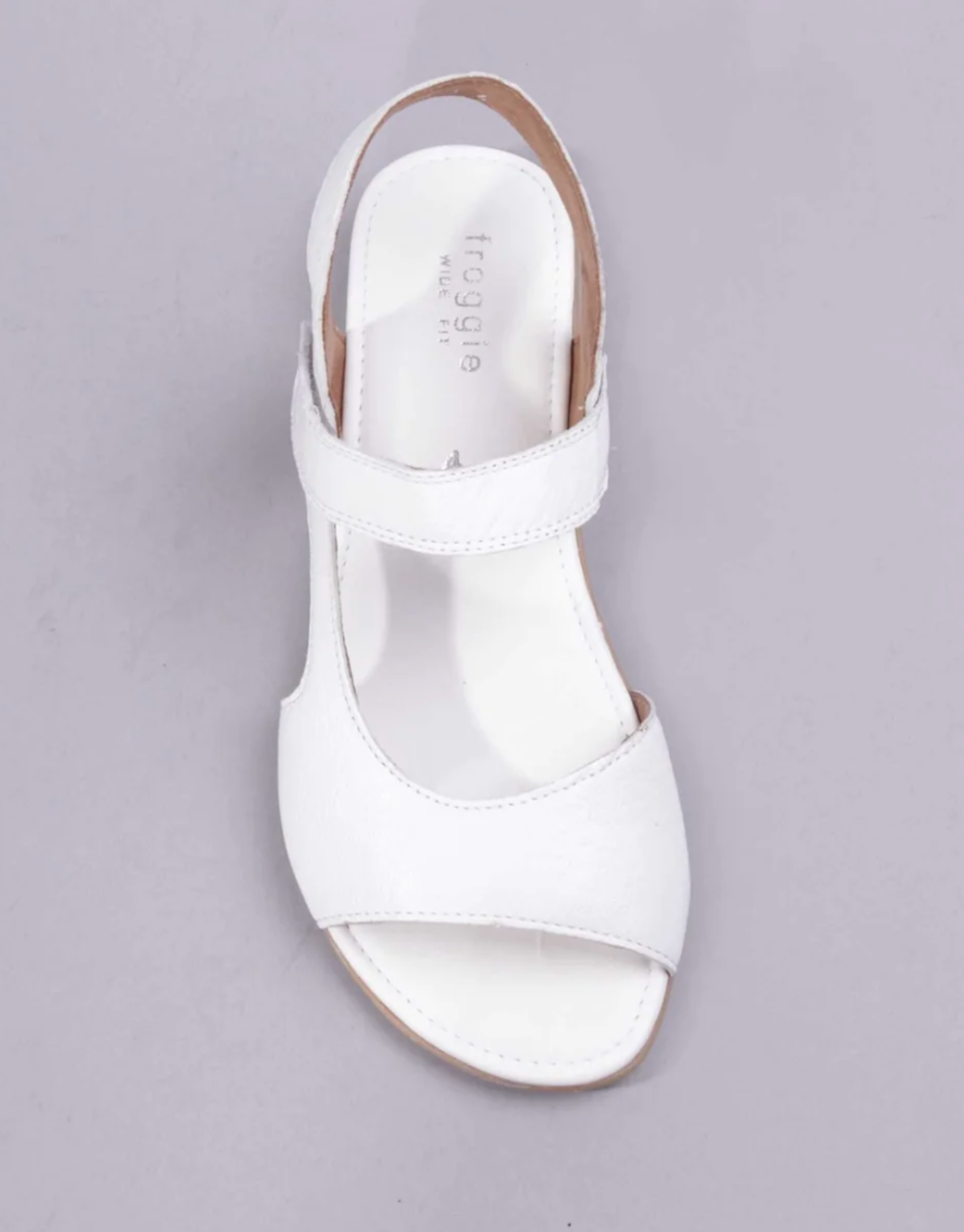 FROGGIE WHITE SLINGBACK SANDAL | Rosella - Style inspired by elegance