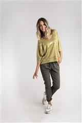 MADE IN ITALY LIME GOLD CARDIGAN 