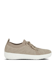 FIT FLOP TAUPE F-SPORTY UBERKNIT SNEAKER 