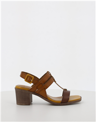 SOFT STYLE MUSTARD ABIGAIL BLOCK HEEL