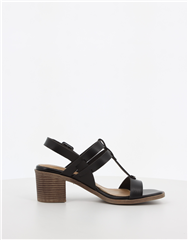 SOFT STYLE  BLACK ABIGAIL BLOCK HEEL