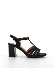 SOFT STYLE BLACK QUINCY HEEL 