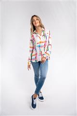 ROSELLA MULTI STRIPES GRANDI BLOUSE 