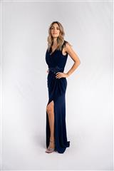 ROSELLA BLUE EVENING PRETO DRESS 