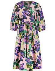 GERRY WEBER LILAC PINK GREEN DRESS 