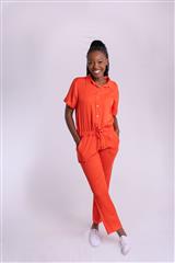 MADE IN ITALY ORANGE JUMPSUIT 