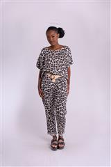 MADE IN ITALY LEOPARD PANTS 