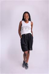 MADE IN ITALY BLACK LINEN SHORTS 