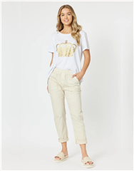 THREADZ NATURAL ISABELLA PANTS 