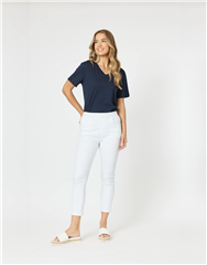 THREADZ WHITE BELLA JEAN 