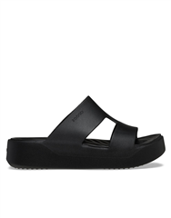 CROCS BLACK GETAWAY PLATFORM H-STRAP 