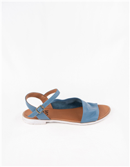 BUENO BLUE LOW HEEL SANDAL