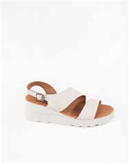 BUENO GREY WEDGE SANDAL 