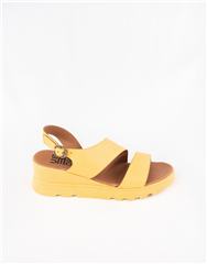 BUENO YELLOW WEDGE SANDAL 