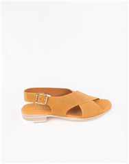 PAULA URBAN CAMEL FLAT SANDAL