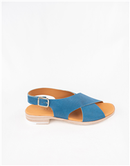 PAULA URBAN NAVY FLAT SANDAL