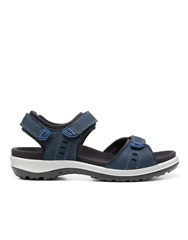 HOTTER NAVY NUBUCK WALK SANDAL