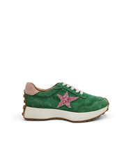 JULZ GREEN PINK HUNTER SNEAKER 