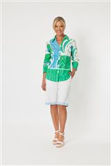 GORDON SMITH GREEN BLUE BEACH SIDE SHIRT