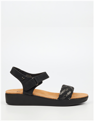 BUTTERFLY FEET BLACK ARLO2 SANDAL 