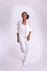 MADE IN ITALY WHITE CARDIGAN 