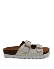 JULZ WHITE HUDSON SANDAL 