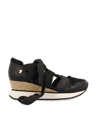 GIOSEPPO BLACK MUIR ESPADRILLE SNEAKER 