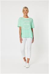 GORDON SMITH MINT STRIPES TROPEZ TEE