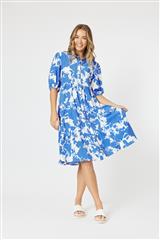 THREADZ BLUE FLORIDA DRESS 