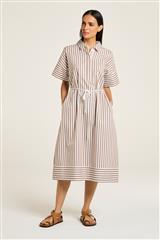 YARRA TRAIL TOFFEE WHITE ARI DRESS 