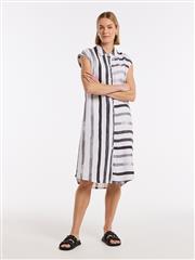 SIROCCO BRUSHED STRIPE DRESS 