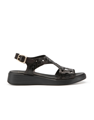 PAULA URBAN BLACK LOW SANDAL