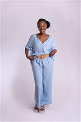 MADE IN ITALY LIGHT BLUE PALAZZO PANTS 