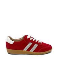 JULZ RED WHITE SHILOH SNEAKER