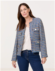 GERRY WEBER BLUE BEIGE JACKET 