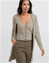 YAYA DOVE GRAY CARDIGAN 