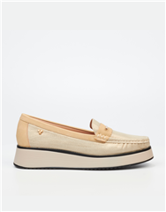 BUTTERFLY FEET BEIGE JAIME1 MOCCASSIN LOAFER