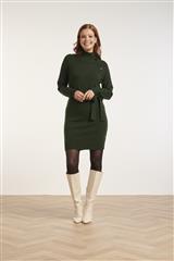 SMASHED LEMON ARMY TURTLENECK KNIT DRESS