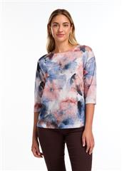 FDJ  MULTI FLOWER WATERPRINT  TOP 