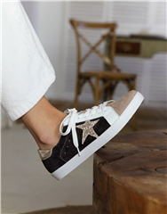 JULZ TAUPE BROWN JOSE SNEAKER 