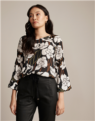 SIROCCO FLORAL ALLURE BLOUSE 